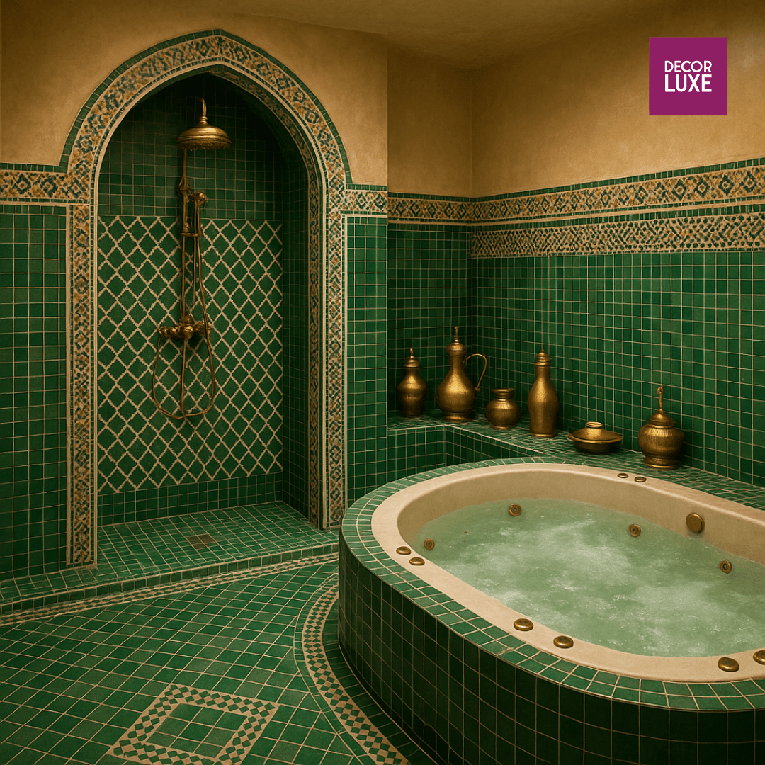 Design Intérieur de Hammam Marocain